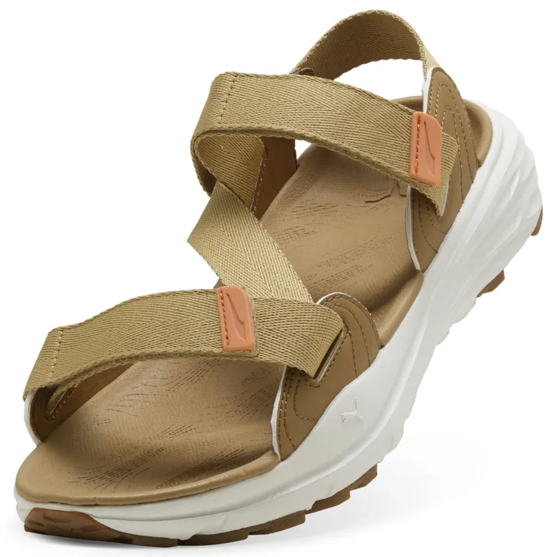 Puma Hypnotic Sandals “Coffee Milk / Melon Glow / Aged Copper / Warm White” (404844_03)