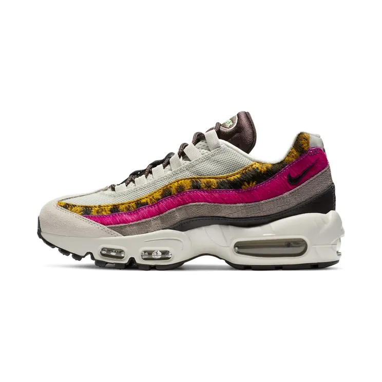 Nike Air Max 95 Premium ‘Animal Floral Prints’ Light Bone/White/Velvet Brown/Olive Grey/Pink Blast/Poison Green (CZ8102-001)