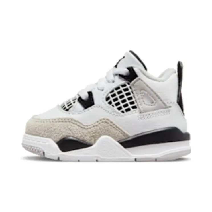 Air Jordan 4 Retro TD Military “White / Neutral Grey / Black” (BQ7670-111)