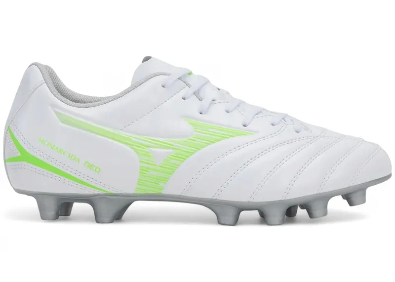 Mizuno Monarcida Neo III Select MD White Neon Green (P1GA252537)