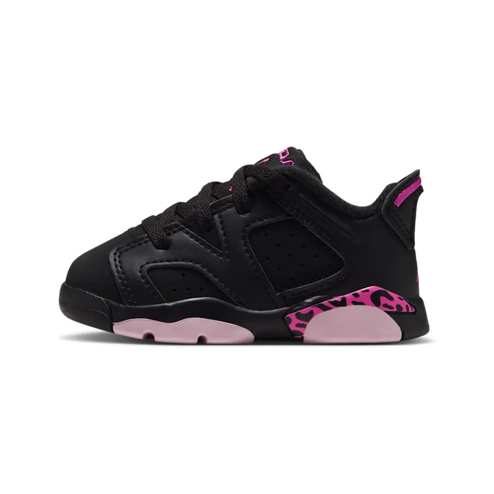 JORDAN 6 RETRO LOW (TD) “Black / Pink Foam / Laser Fuchsia” (IQ5607-001)