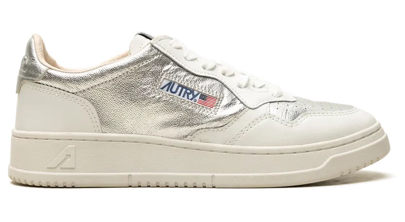 Autry Medalist Low “White/Silver” (AULW-GB01) (5)
