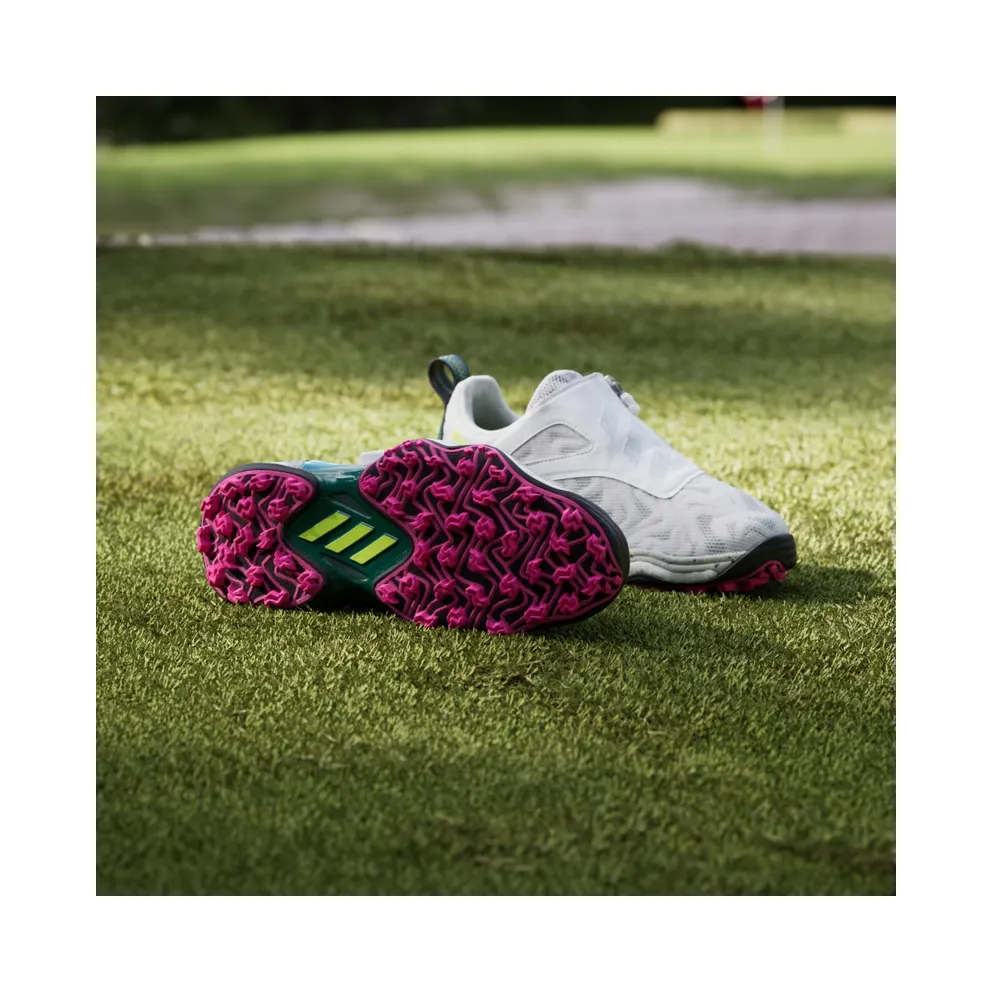 adidas Codechaos BOA 25 Golf Cloud White Silver Metallic Collegiate Green (IG8751)