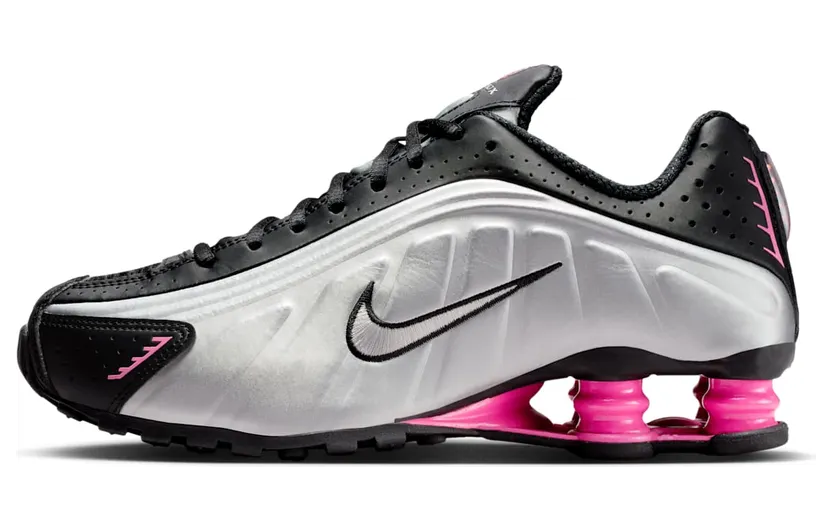 Nike Shox R4 “Black Metallic Silver Pinksicle” (AR3565-012)