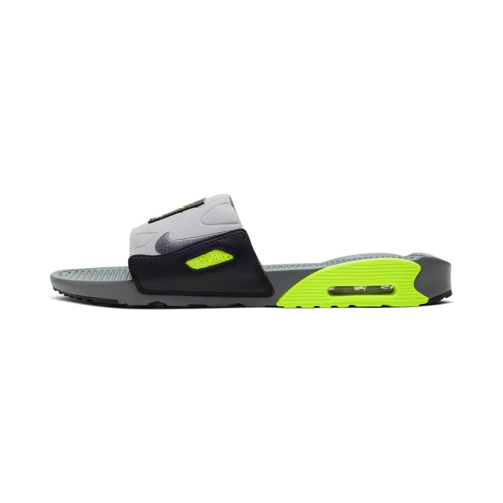 Nike Air Max 90 Slides Smoke Grey / Smoke Grey / Volt / Black (BQ4635-001)