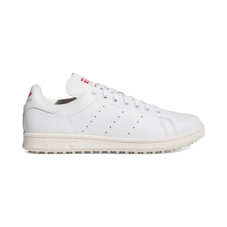 adidas Stan Smith Spikeless Golf Cloud White Off White Better Scarlet (JH6155)
