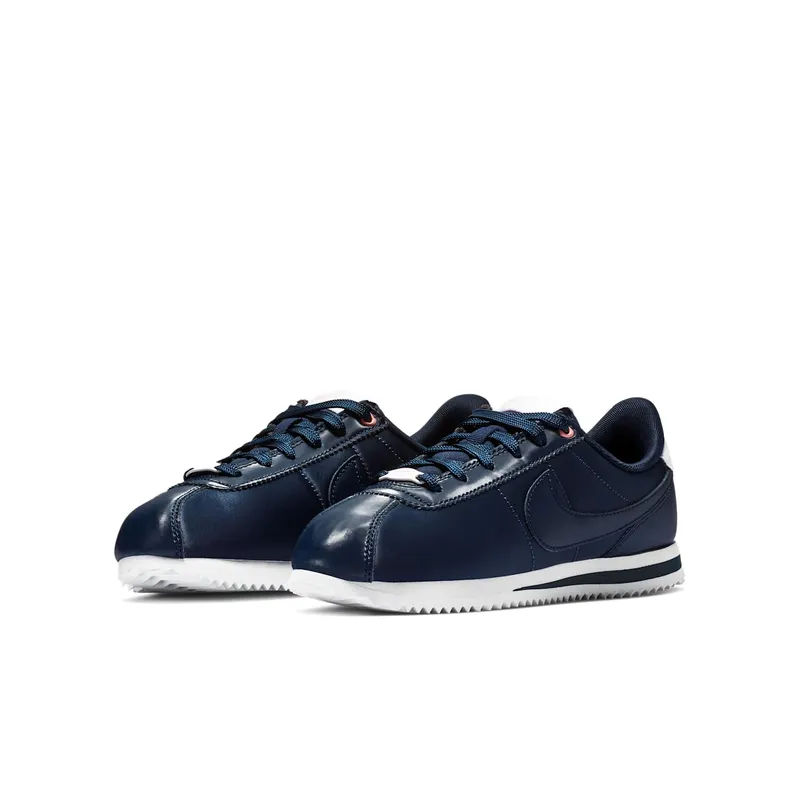 Nike Cortez Basic Valentines Day 2019 Obsidian (GS) Obsidian/Obsidian-White-Bleached Coral (AV3519-400)