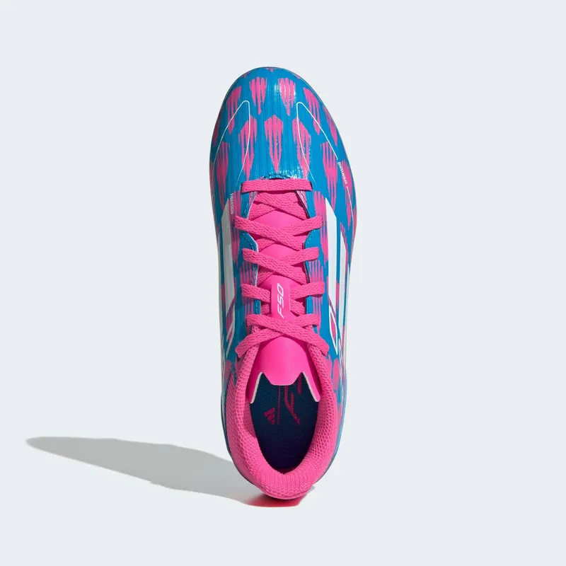 adidas F50 League Multi-Ground Solar Blue Cloud White Solar Pink (IF1365)