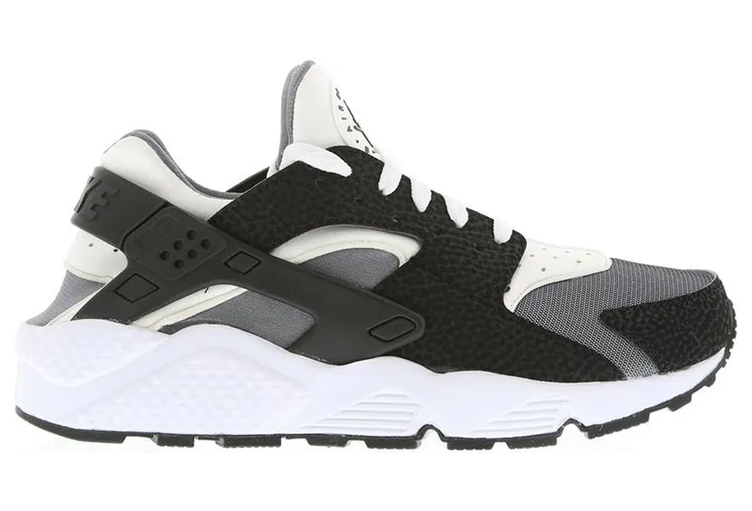 Nike Air Huarache Run Black White Dark Grey