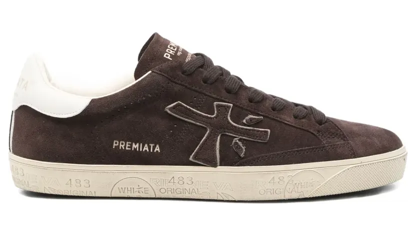 Premiata Sneakers aus Wildleder – Braun (STEVEN7897)