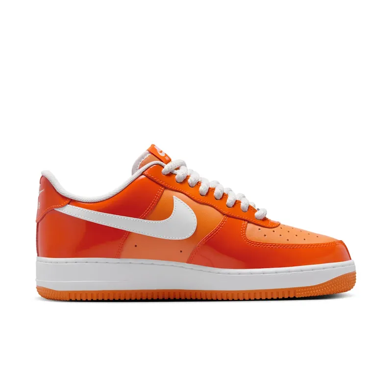 Nike Air Force 1 Low ’07 “Orange White Patent” (HV9405-800)