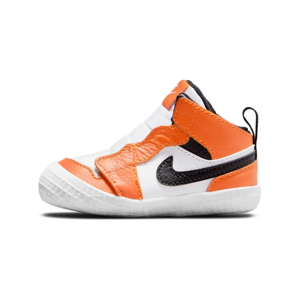 Jordan 1 Crib Bootie für Babys – Weiß Weiß (AT3745-113)