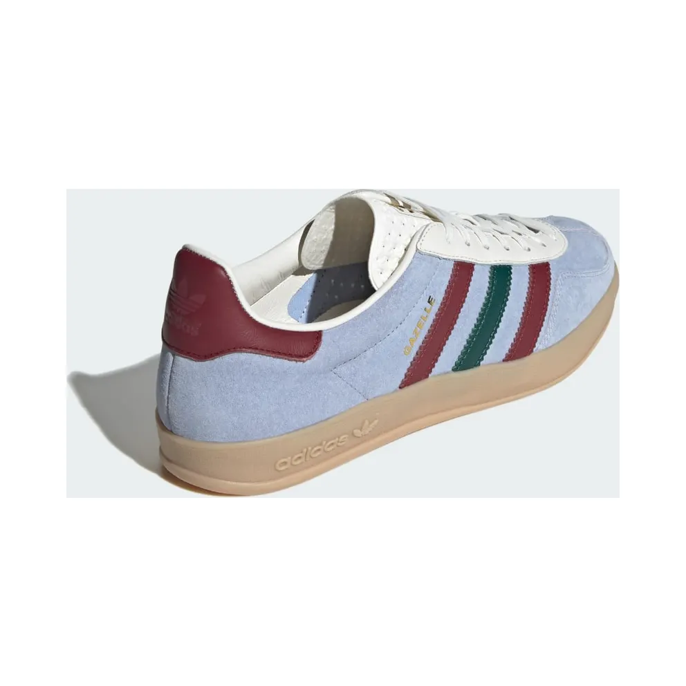 adidas Gazelle Indoor Blue Dawn / Collegiate Burgundy / Collegiate Green (IG4994)