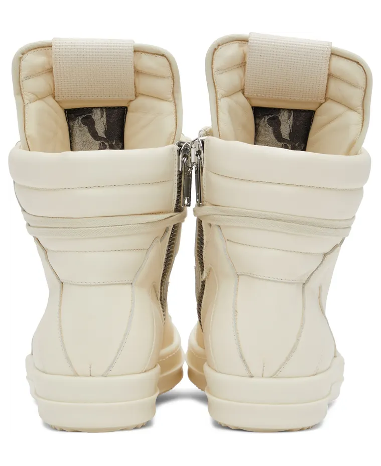 Rick Owens Off-White Geobasket Sneakers (RU02B2894 LPO) (2)