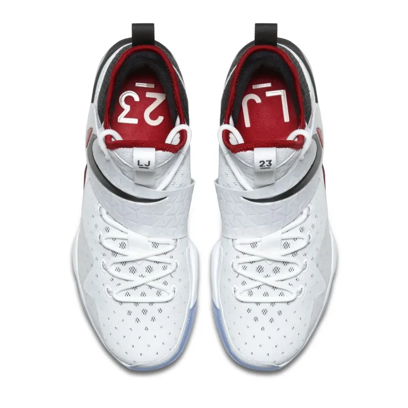 Nike LeBron 14 Flip the Switch White/Black-University Red (852405-103)