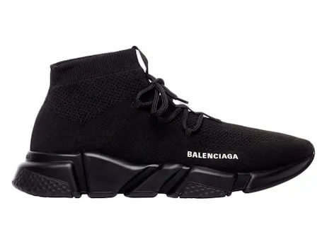 Balenciaga Speed Lace Up Triple Black