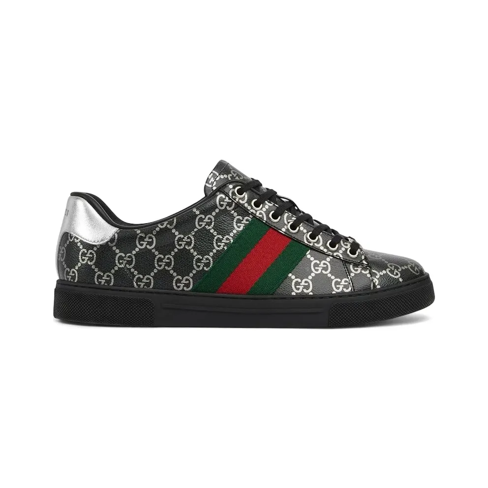 Gucci Ace Black / Silver (864587FAFX68645)