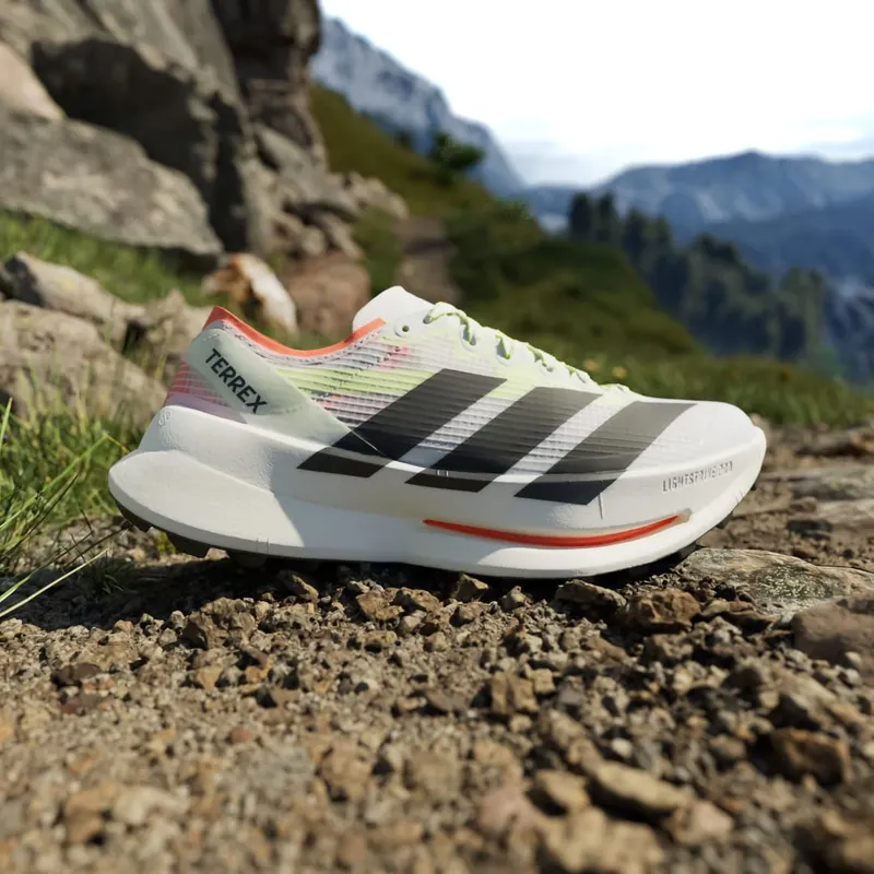 Adidas AGRAVIC SPEED ULTRA 2 – Mannen Cloud White / Core Black / Semi Impact Orange (JS3534)