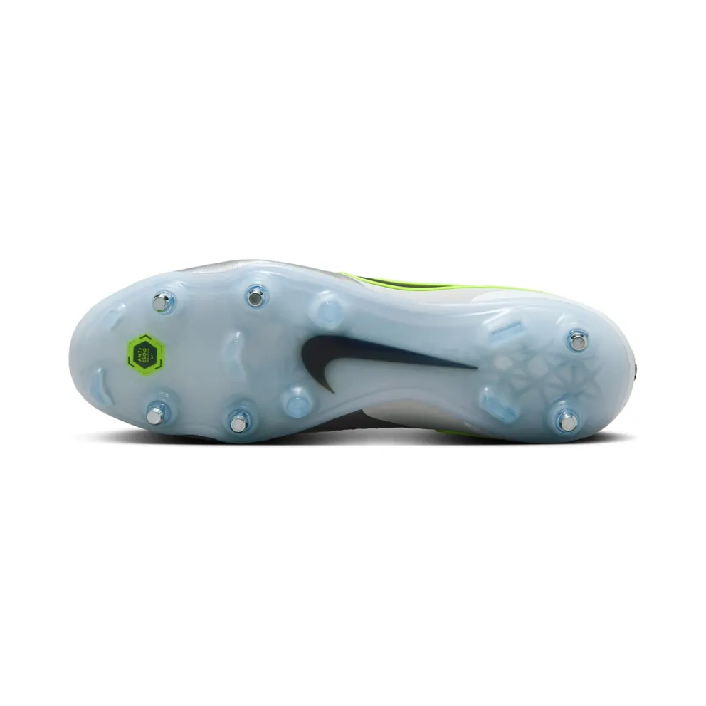 Nike Tiempo Legend 10 Elite SG-Pro AC Metallic Silver Volt Black (DV4329-001)