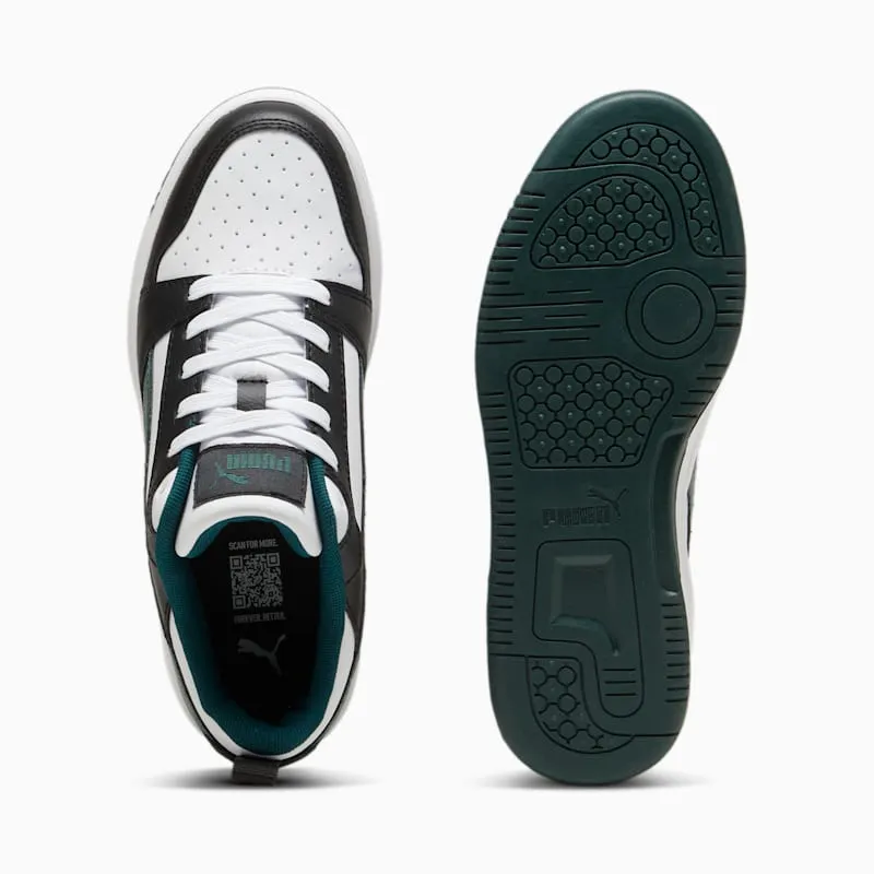 Puma Rebound Black – White – Green (393833-15)