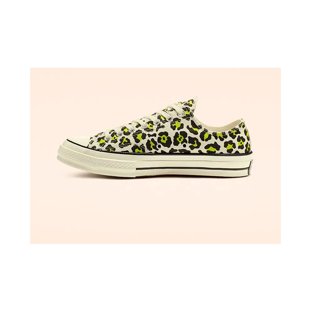 Converse Chuck Taylor All Star 70 Ox Leopard White Bold Lime (164410C)
