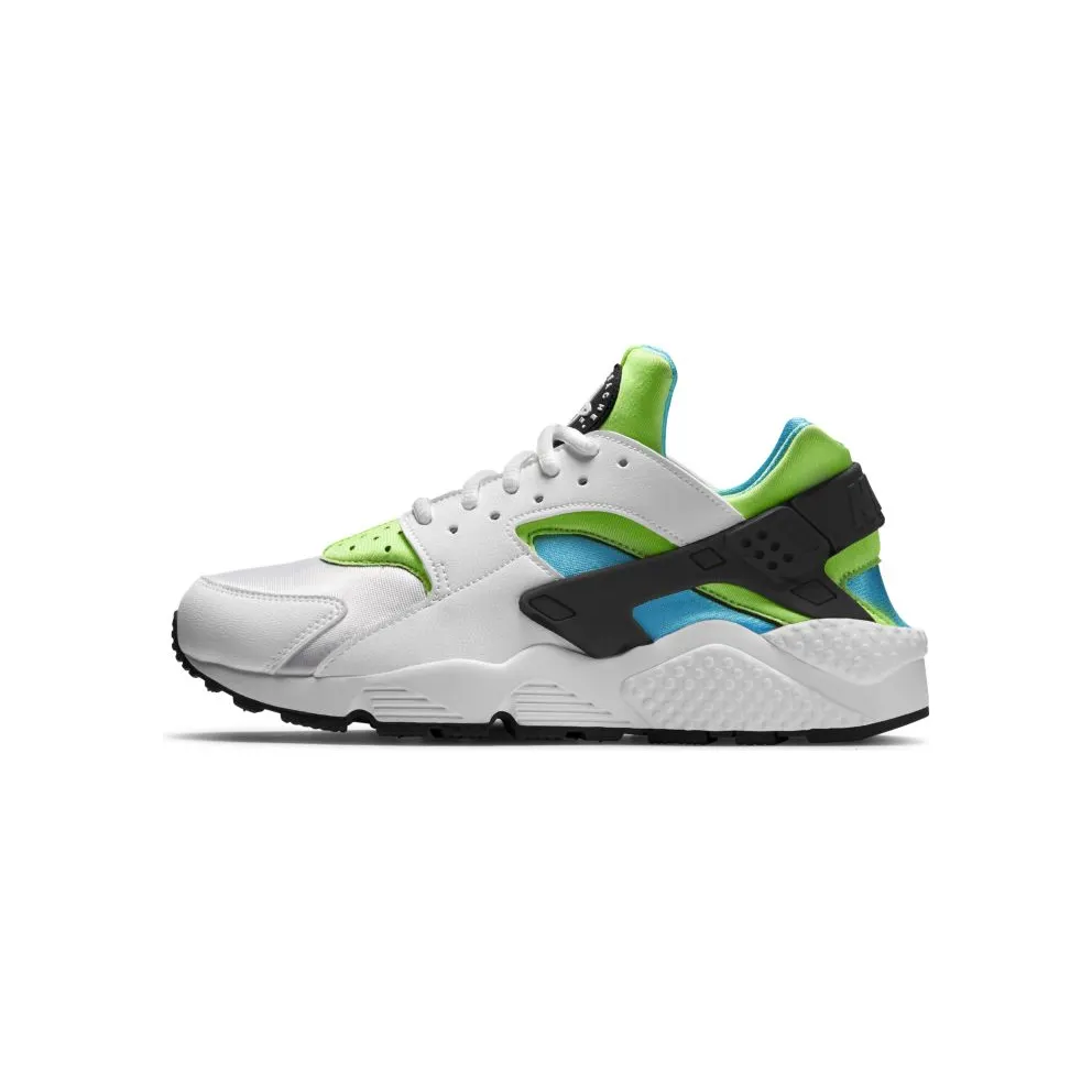 Nike Air Huarache Run White Clearwater Flash Lime (W) White/White-Clearwater-Flash Lime (634835-100)