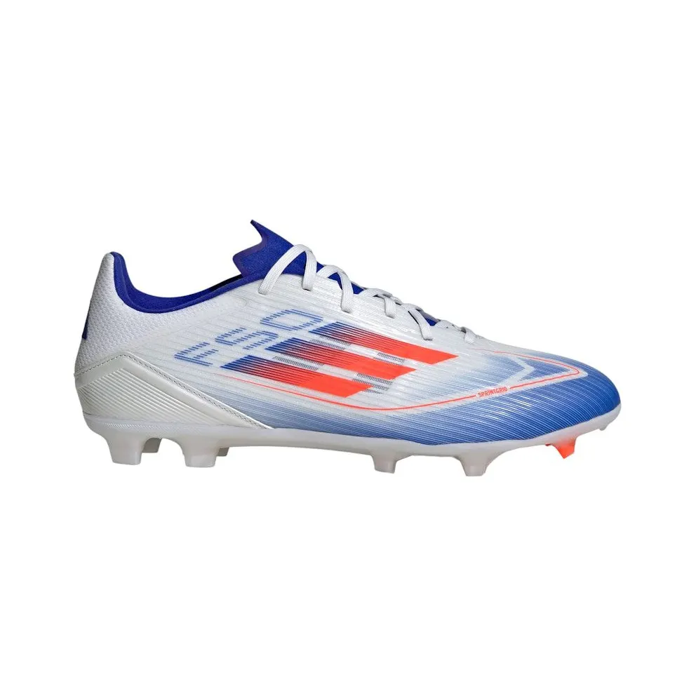 adidas F50 League Firm/multi-ground Boots “Cloud White / Solar Red / Lucid Blue” (IE0601)