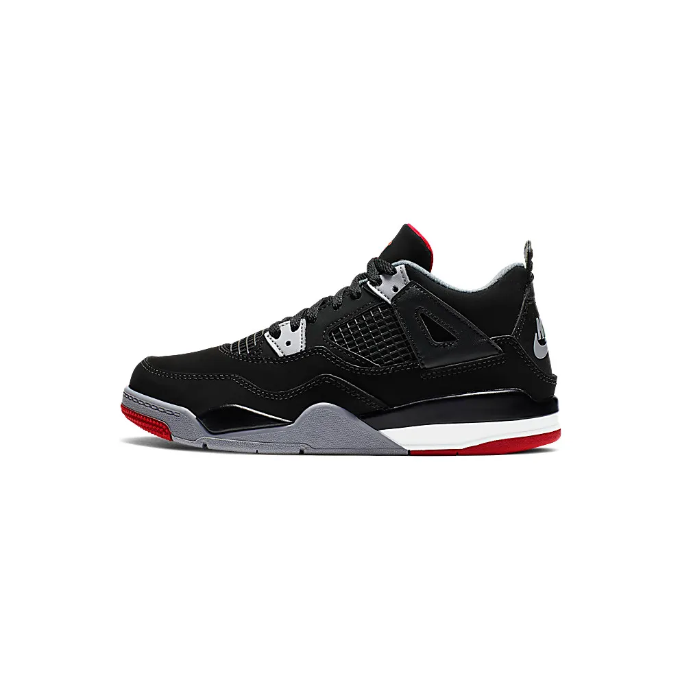 Air Jordan Nike AJ IV 4 Retro ‘Bred’ (PS) (2019) (BQ7669-060)