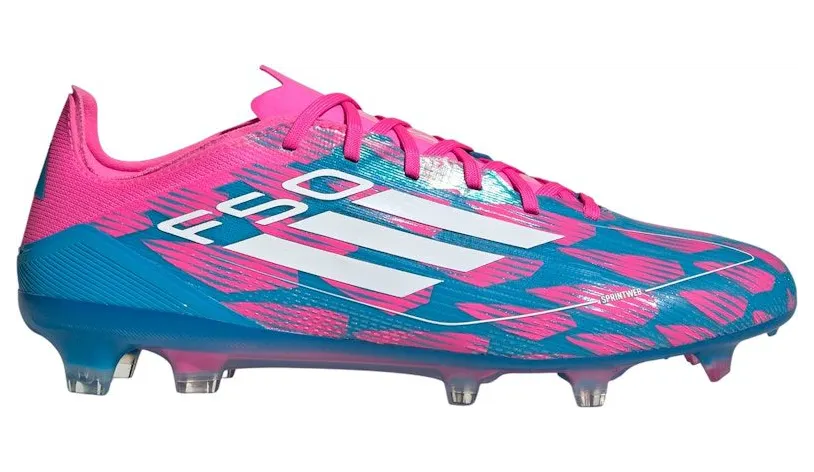 adidas F50 Pro FG Solar Blue Cloud White Solar Pink (IH7338)