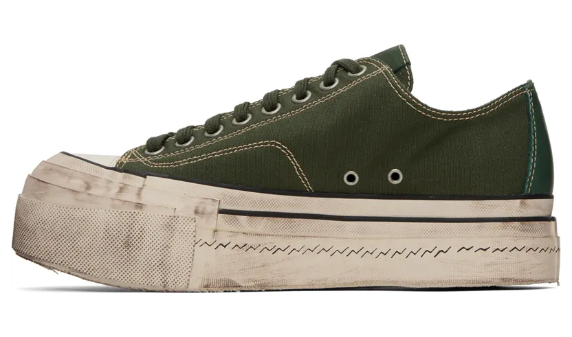Visvim Green Skagway Sneakers (122201001003) (3)