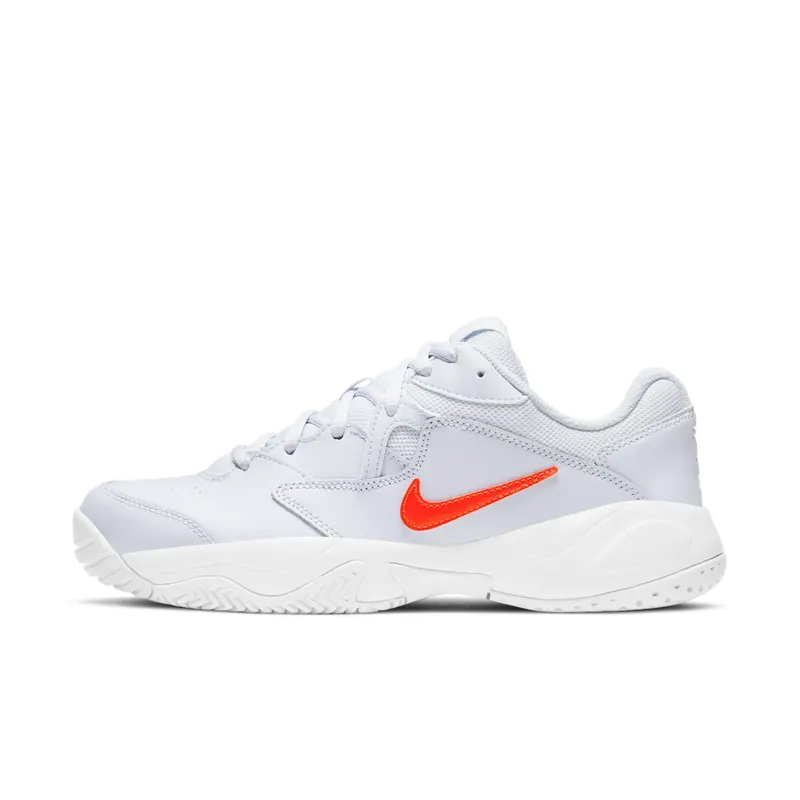 Nike Court Lite 2 Football Grey Bright Crimson (AR8838-005)