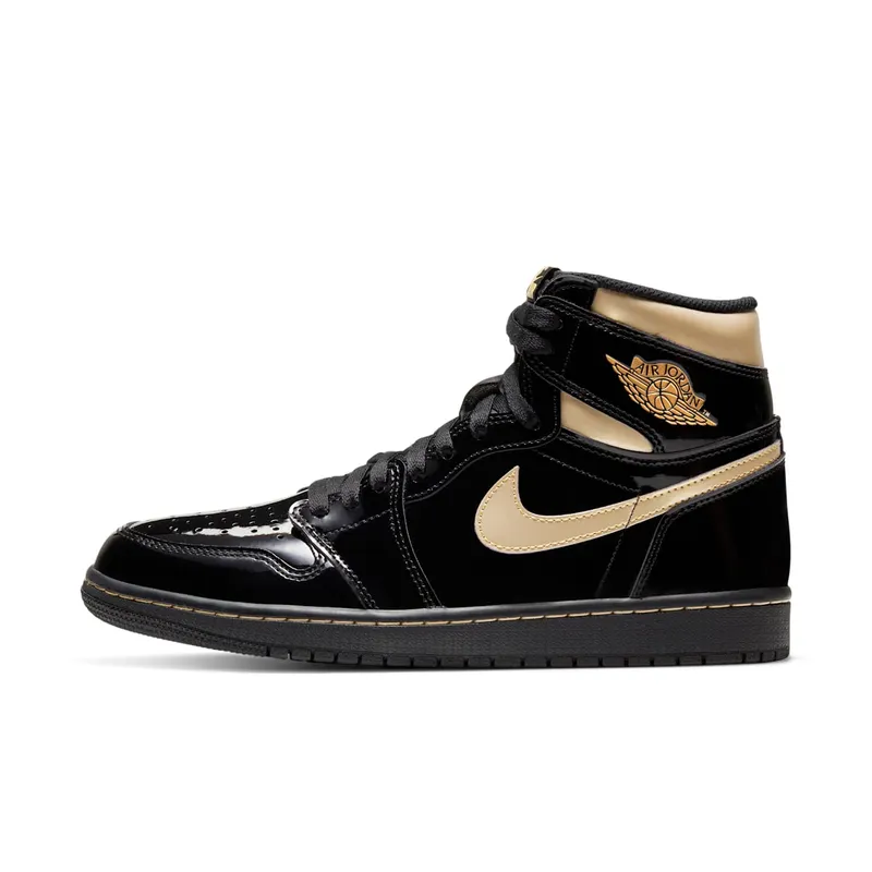 Jordan  1 Retro High Black Metallic Gold (2020) Black/Black-Metallic Gold (555088-032)