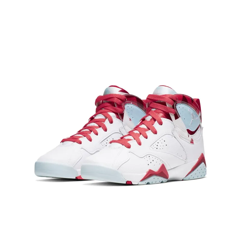 Jordan 7 Retro Topaz Mist (GS) White/White-Topaz Mist-Ember Glow-Gym Red (442960-104)