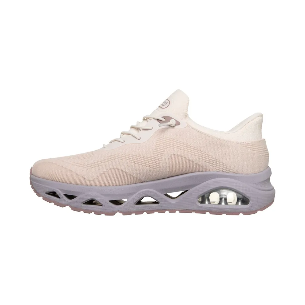 Skechers Slip-ins: UNO Glide-Step – Air Gliders Sneaker Natuurlijk/Purper