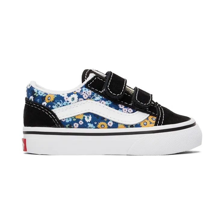 Vans Baby Multicolor Floral Old Skool V Sneakers (VN000D3YFF11)