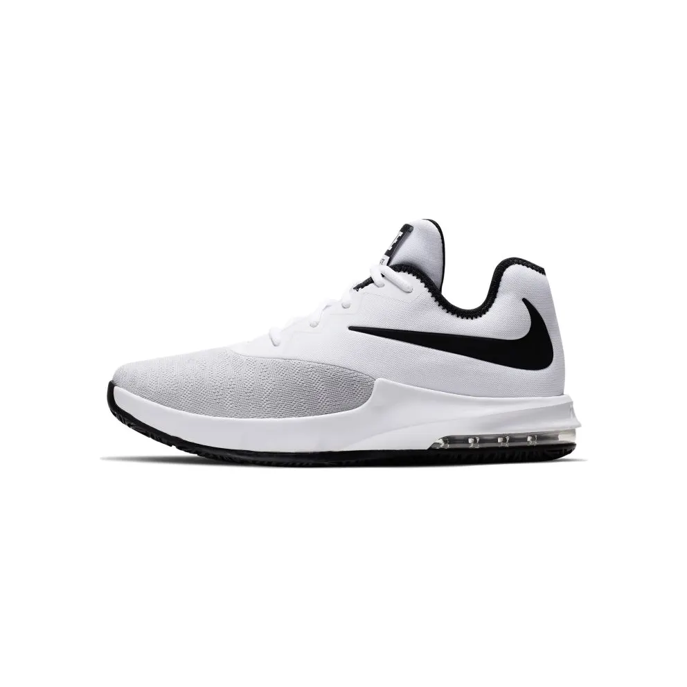 Nike Air Max Infuriate III Low White White Wolf Grey Black (AJ5898-100)