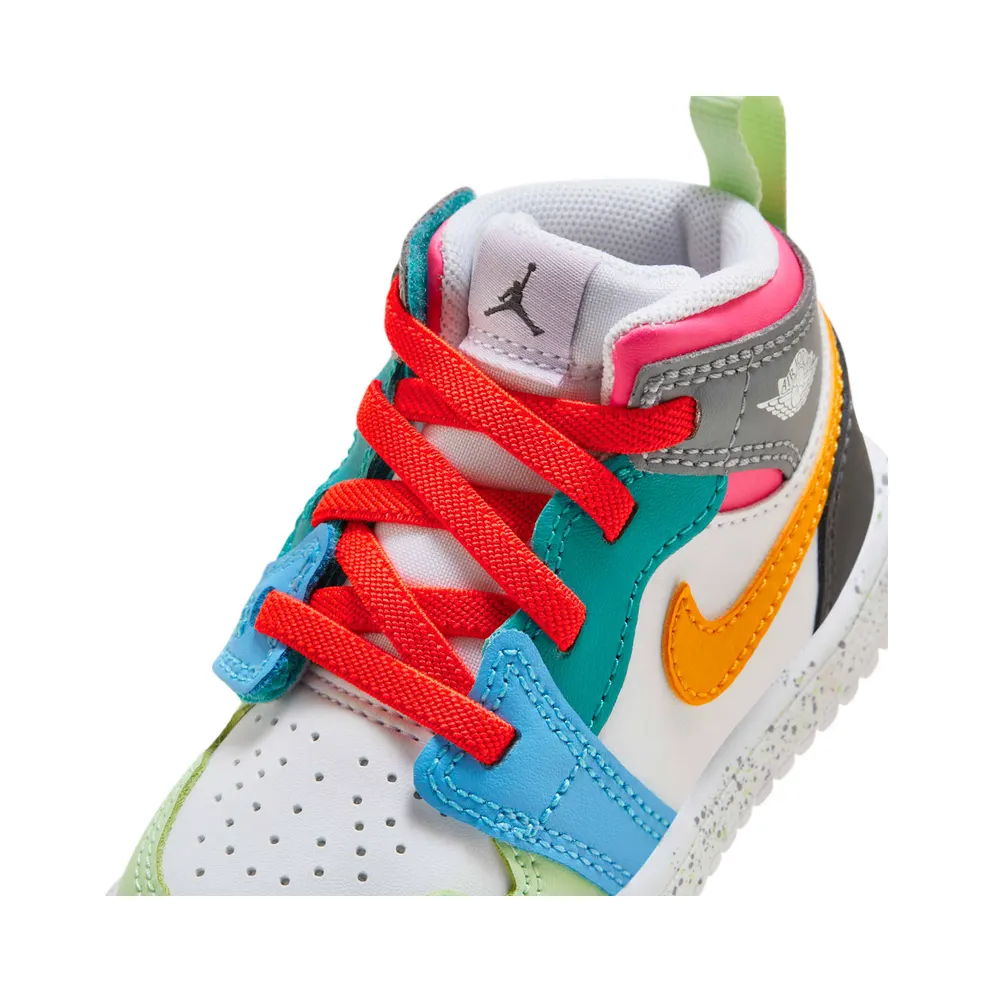 Jordan 1 Mid ALT SE White Dark Shadow Hyper Pink Taxi (FJ3463-100)