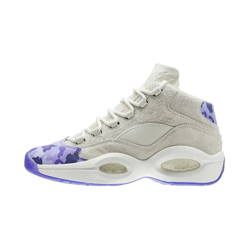 Reebok Question Mid Cam’Ron Chalk/Lush Orchid-Purple (Other Brands Reebok)