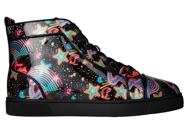 Christian Louboutin Louis Orlato Flat Patent Starlight Multi (1230465 M024)