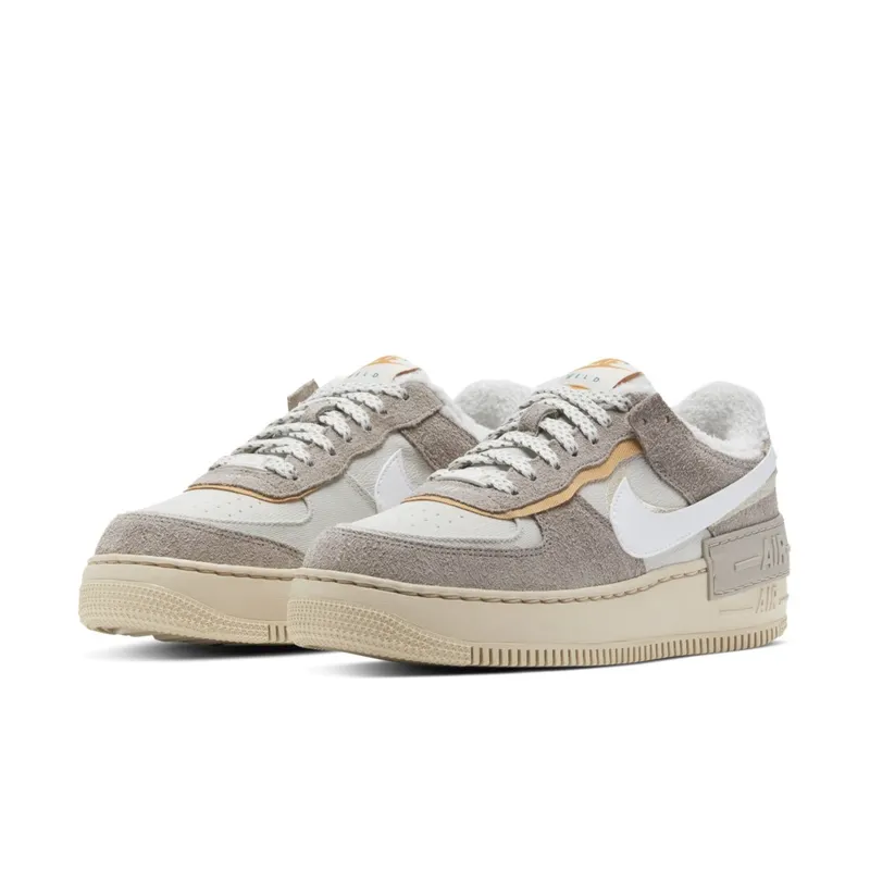 Nike Air Force 1 Shadow Wild (W) Enigma Stone/White-Oatmeal-Light Bone (DC5270-016)