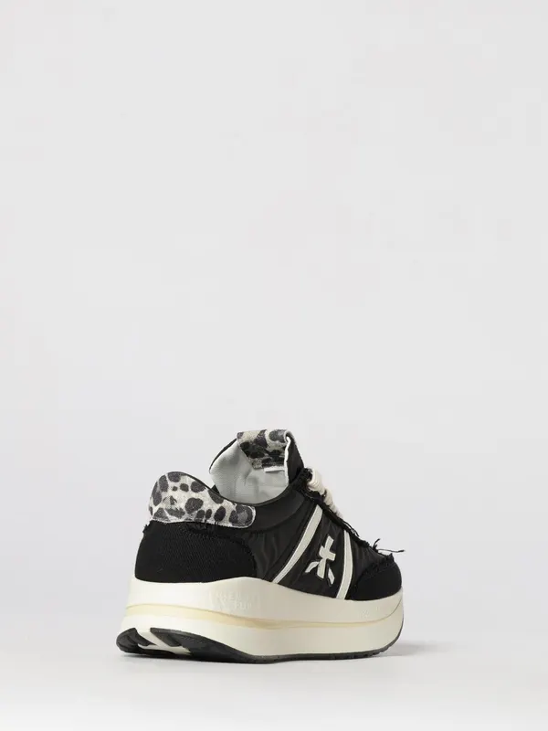 Premiata Bethcoin Suede and Mesh Sneakers Black (BETHCOIN8150) (2)