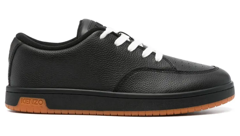Kenzo-Dome leren sneakers – Zwart (FD65SN061L53)