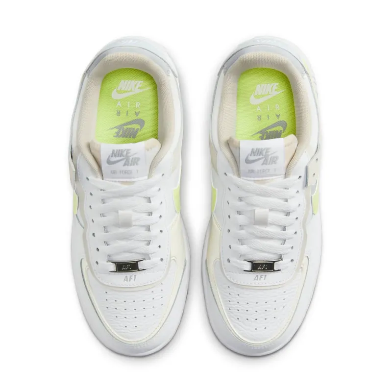 Nike Air Force 1 Shadow “White / Lemon Twist” (FB7582-100)