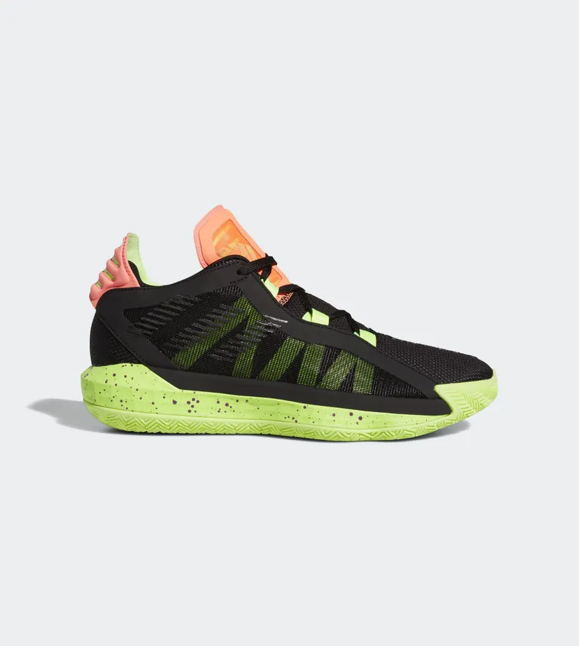 adidas Dame 6 Black Signal Green Coral (EH2070)