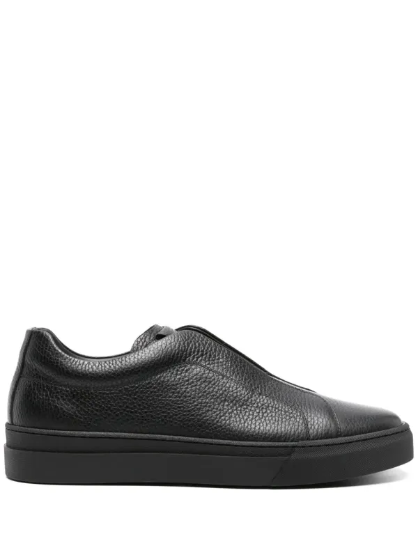 Scarosso Luca leren loafers – Black (LUCASNEABLKCALF)