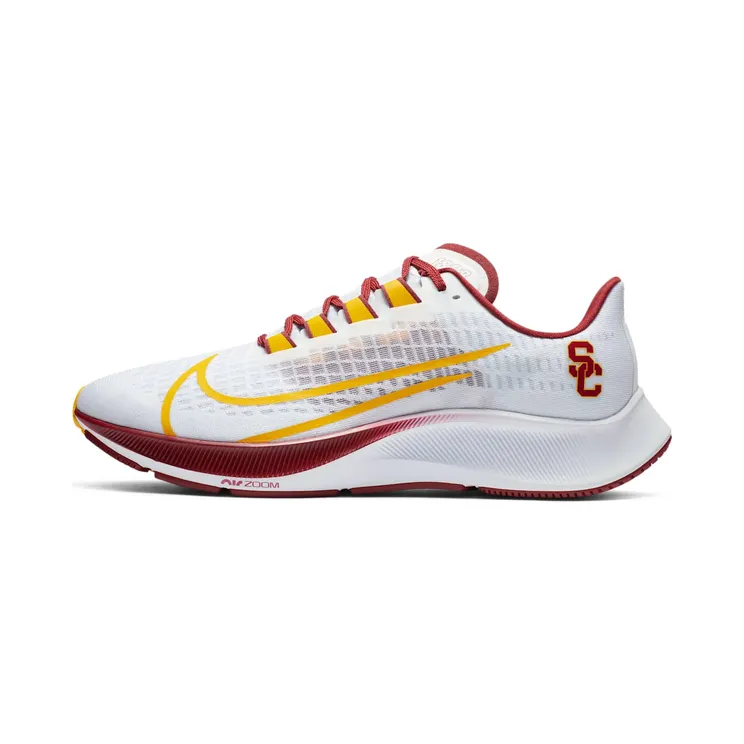 Nike Air Zoom Pegasus 37 ‘USC’ White/Pure Platinum/Team Crimson/University Gold (CZ5396-100)