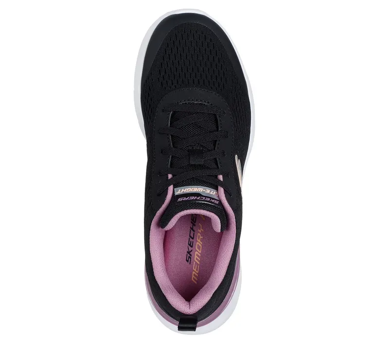 Skechers Skech-Air Dynamight 2.0 – New Heights Sneaker Black/Mauve