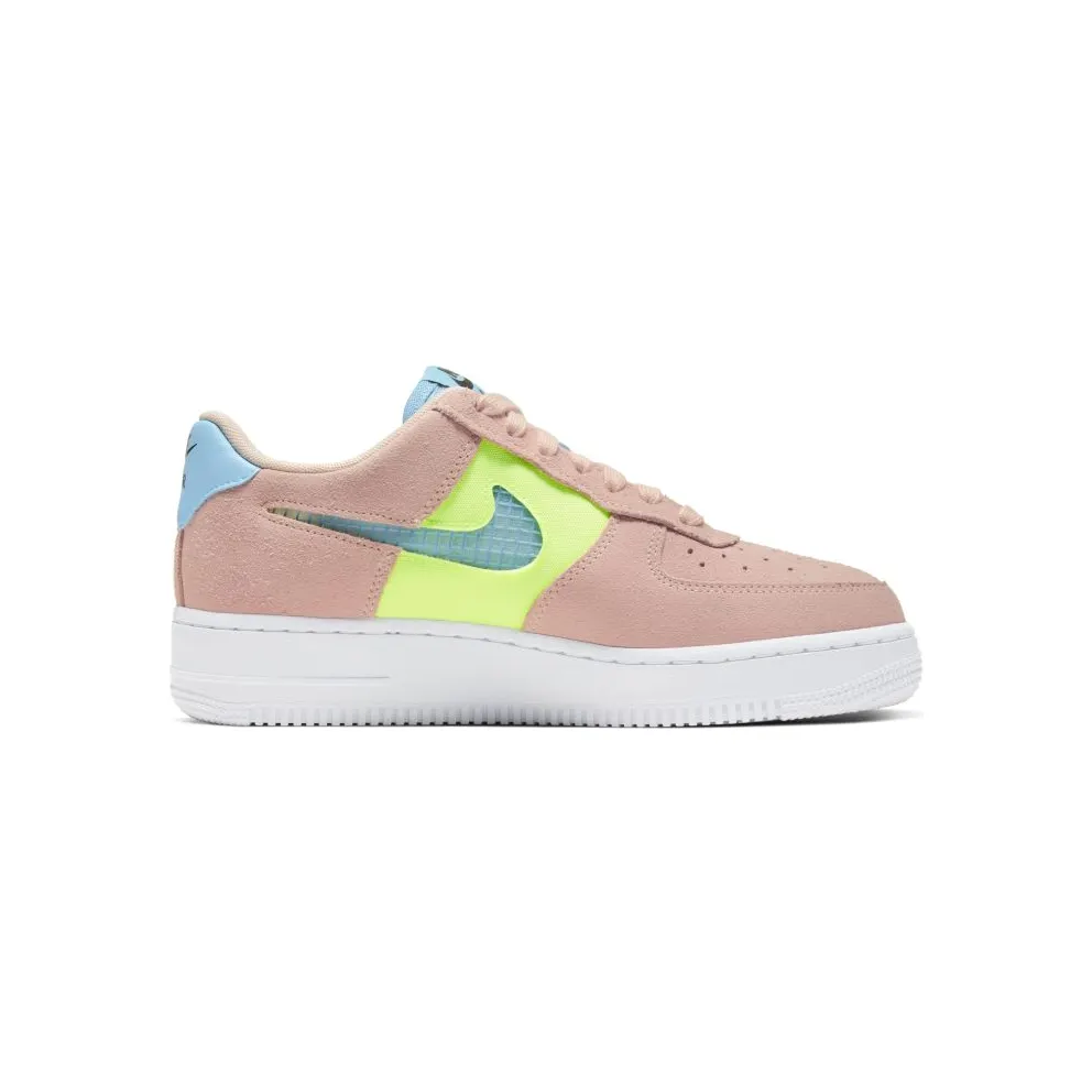 Nike Air Force 1 Low Washed Coral Ghost Green (W) Washed Coral/Ghost Green-Black-Oracle Aqua (CJ1647-600)
