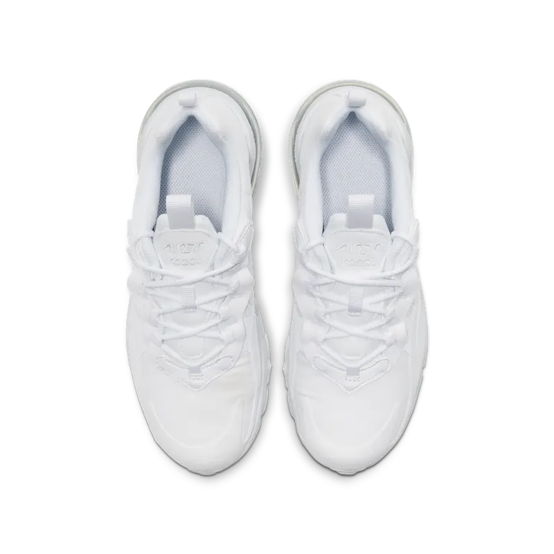 Nike Air Max 270 React White (GS) White/Metallic Silver/White (BQ0103-100)