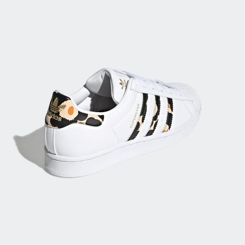 adidas Marimekko Superstar Cloud White / Core Black / Gold Metallic (H04076)